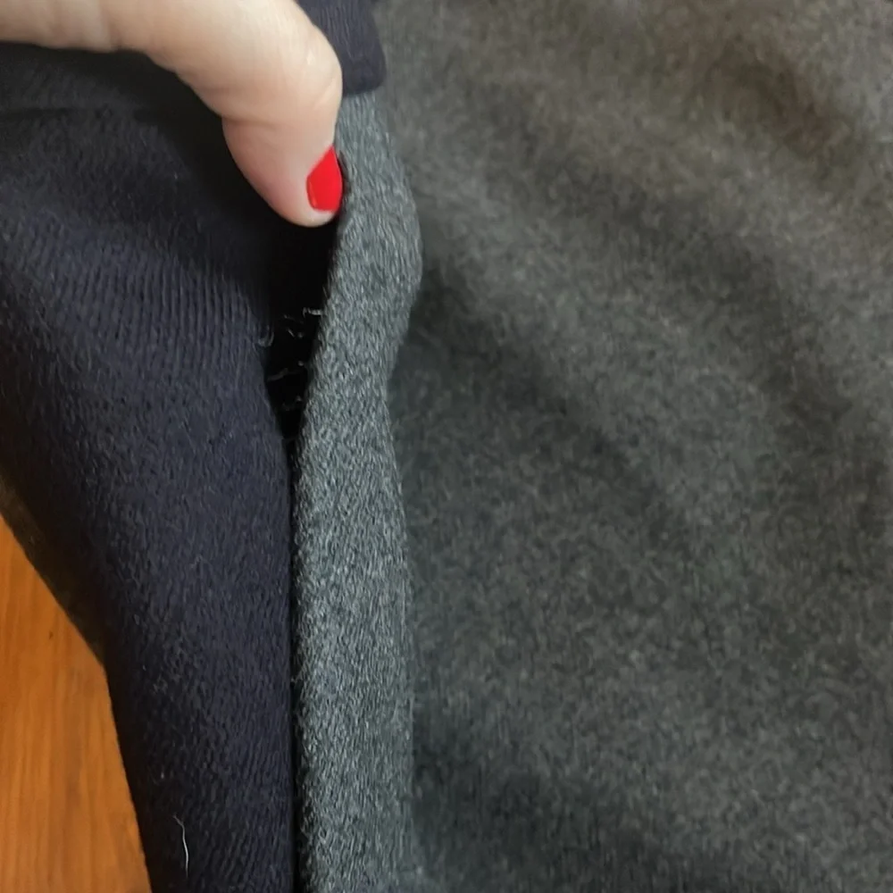 J.Crew No.2 Pencil Navy Gray Wool Skirt‎ Size 4 100% Wool